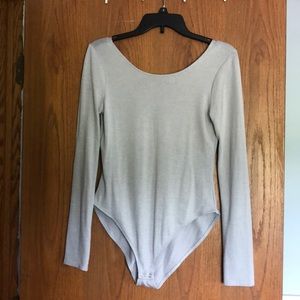 Long sleeve body suit